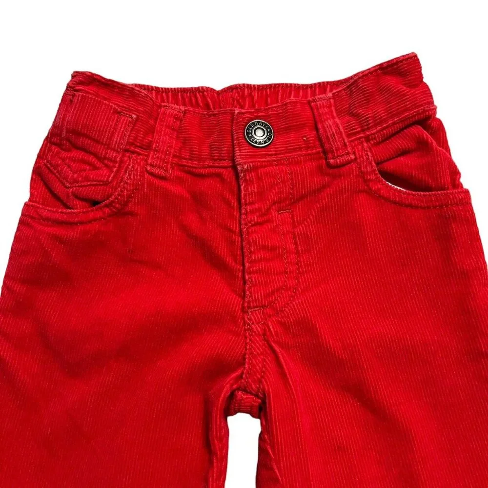 Old Navy 3-6m Red Corduroy Pants